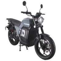 Moto électrique rétro 72V40A à démarrage à distance et charge rapide en 4h, fournie directement par l'usine