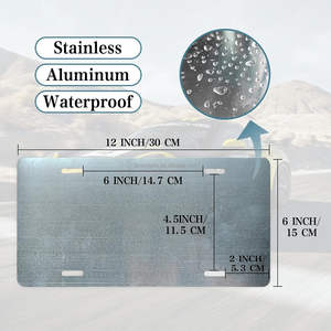 Placa de <span class=keywords><strong>Matrícula</strong></span> Metálica Estilo Antiguo con Números en Relieve, Recuerdos Vintage, Placas Decorativas para Colgar, Accesorios para Automóviles - Product Image 6