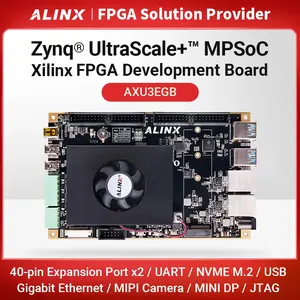 AXU3EG مخصصة: فيديو فائق الوضوح بدقة 4K من Xilinx Zynq بمعالج AXU3EG الترا سكيل+ MPSoC ZU3EG FPGA لوحة تطوير AI Vitis-AI DPU