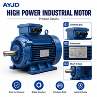 Motor Induksi Asinkron AC 3 Fasa 4 dan 6 Kutub 90KW 120HP Efisiensi Tinggi untuk Proyek Peralatan Pertambangan dan Manufaktur