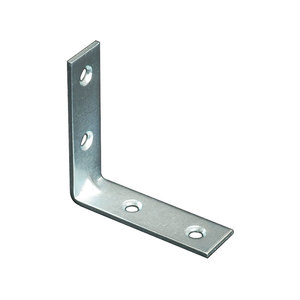 Placa de esquina de metal de acero galvanizado perforado de 70x70mm Paquete de 100 piezas Artículo 11 SIPA para materiales de construcción de metal - Product Image 1
