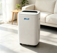 Climatiseur portable domestique Airwens 9000 BTU à faible bruit, économie d'énergie, avec roues et télécommande