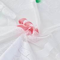 Rideau occultant en polyester tricoté, motif sapin de Noël coloré, style découpé, tendance, personnalisable, nouvelle décoration en dentelle