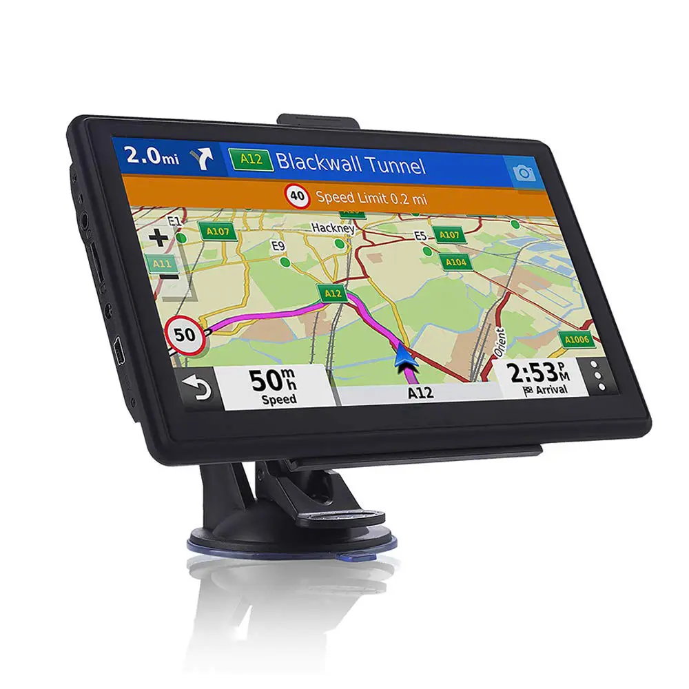 Vendita calda 7 Pollici Touch Screen 8GB 256MB Truck Auto Navigatore GPS Con Windows CE 6.0 A Vita Libera mappa Aggiornamenti
