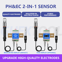 Sonde de test 2-en-1 PHEC pour la surveillance de la qualité de l'eau agricole, électrode, conductivité et testeur d'acidité