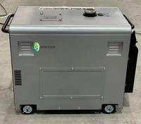 Groupe électrogène diesel super silencieux pour usage domestique, 5 kW, 8 kVA, 10 kVA