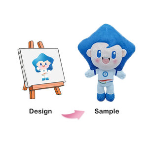 Vendita Calda di Giocattoli di Peluche Personalizzati a Basso MOQ, Design da Disegno, Logo Ricamato, Giocattoli Morbidi con Imbottitura in Cotone PP e Fodera in Rete - Product Image 2