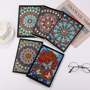 Cuaderno <span class=keywords><strong>de</strong></span> pintura <span class=keywords><strong>de</strong></span> diamante con forma especial Diy <span class=keywords><strong>de</strong></span> 50 páginas al por mayor, libro diario <span class=keywords><strong>de</strong></span> <span class=keywords><strong>punto</strong></span> <span class=keywords><strong>de</strong></span> <span class=keywords><strong>cruz</strong></span> bordado <span class=keywords><strong>de</strong></span> diamantes rosas y <span class=keywords><strong>flores</strong></span> - Product Image 1
