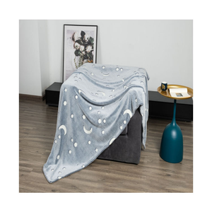 Kingcason, fabricant compétitif, 100% microfibre polyester, confortable, nouveau style, flanelle polaire qui brille dans le noir pour couverture de bébé - Product Image 2