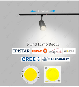 Système d'éclairage intelligent Tuya à montage en Surface encastré au plafond, <span class=keywords><strong>Spot</strong></span> lumineux magnétique à Led Cob, 48V, 20Mm, 12W, 20W, 30W - Product Image 2