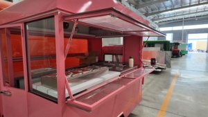Camión de Comida Eléctrico con Cocina Completa, Remolque de Comida Móvil, Carrito de Aperitivos para Eventos al Aire Libre y Negocios de Catering - Product Image 4