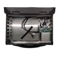 Ordinateur industriel tout-en-un de 15,6 pouces, poste de travail portable avec châssis robuste pour montage en rack, boîtier de serveur disponible en stock