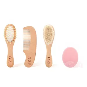Suitable Baby'S Health For Wood Baby Hair Brush Toddler Comb