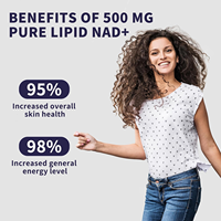 Bioby 500mg, Gotas Liposomales de NAD+ para Mujeres, Marca Privada OEM, Antienvejecimiento, Regeneración Celular, Apoyo al Metabolismo Energético, 60ml