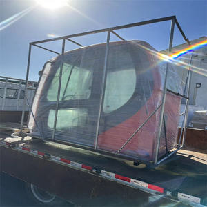 Asiento de montaje de cabina de excavadora <span class=keywords><strong>Doosan</strong></span> todo el vidrio del coche - Product Image 4