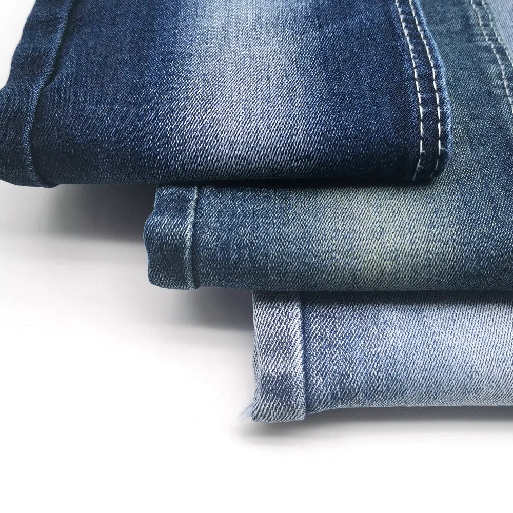 designer fabric 8OA+8slub*10/105D white T distressed denim fabric for jeans