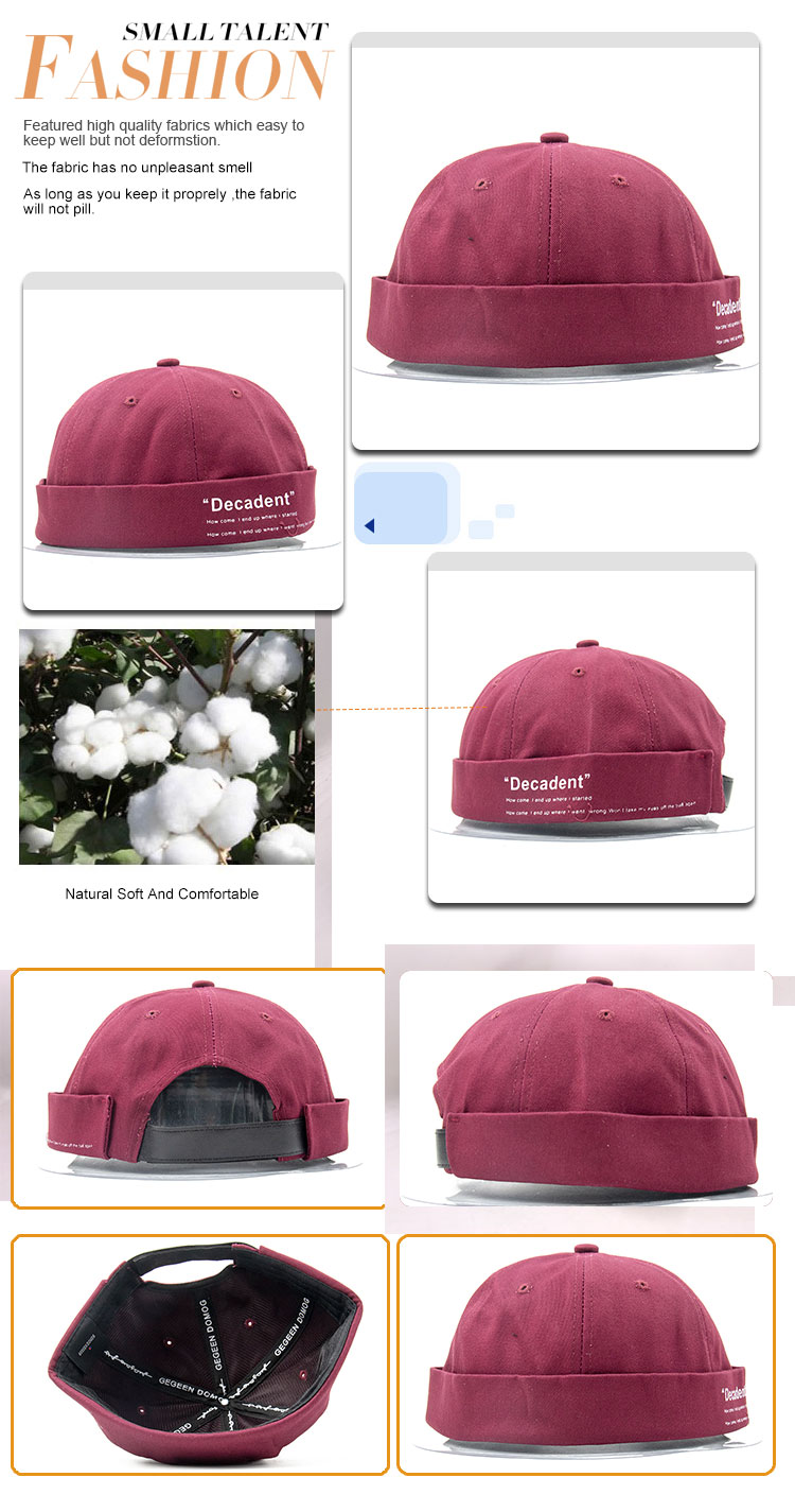 Bsci Sedex 4P Authorized Factory  Satin Lined Unisex Melon Cap Kids Beanies