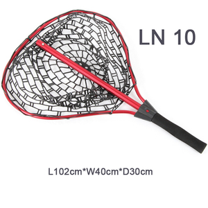 Red de Pesca MAXFISHING LN10 para Competición, Mango Largo, Marco de Aluminio, Goma, Portátil - Product Image 3