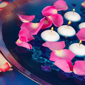 3 Inch Unscented <strong>Tealight</strong> Shaped Floating Candles in Water for Wedding - Product Image 4