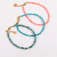 Fenny Boho Holiday Mehrfarbige Süßigkeiten Farbe Perle Bunte Süßwasser Perle Choker Halskette Schmuck Großhandel