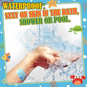 YOJO - Tiritas Adhesivas Infantiles con Dibujos Animados, Coloridas, Bonitas, Impermeables, Transpirables, Protegen Rasguños y Cortes, para Niñas y Niños, 72x19mm - Product Image 5