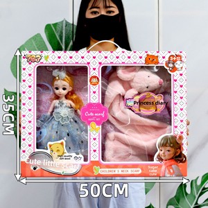 Caja de Regalo Grande de Plástico para Muñecas Princesas, Juego de Juguetes para Niñas Pequeñas, Regalo de Disfraces, Venta al por Mayor - Product Image 3