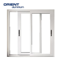 Doppel verglaste Aluminium tür und Fenster High-End-Glas Aluminium legierung Tür und Fenster Broken Bridge Schiebetür und Fenster