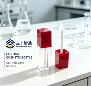 Envase de Plástico PETG de Alta Calidad para Brillo Labial, Tubo Vacío para Bálsamo Labial, Tapa de Rosca para Almacenamiento de Lápiz Labial Líquido, Envase de Belleza - Product Image 6