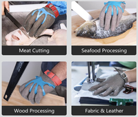Gants haute performance ambidextres résistants aux perforations pour la manipulation de la volaille, la sculpture sur bois et la manipulation du verre