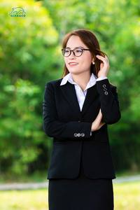 Traje de negocios personalizado de gama alta para mujer Blazer de doble botonadura Elegante mezcla de lana/seda/poliéster Decoración de botones a medida para oficina - Product Image 2