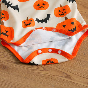 Mono de algodón para niños, mono de manga larga con estampado de <span class=keywords><strong>calabaza</strong></span> de <span class=keywords><strong>Halloween</strong></span> - Product Image 6
