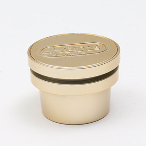 Plastic Elegant Luxury Galvanized Electroplated Screw Cap Lid for Body Butter Cream Cosmetic Jar
