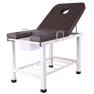 Obstetric Table Steel Frame Sponge Padding Adjustable Backrest For Clinic Examination - Product Image 3