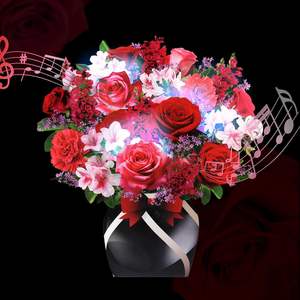 Carte 3D Pop-Up Bouquet de Fleurs en Papier avec Lumière et Musique, Décoration Florale Éternelle pour la Maison, Cadeau pour Amie, Amoureux, Épouse, Maman, Pâques - Product Image 4