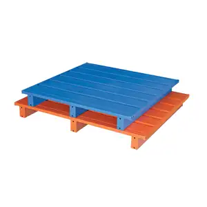 Source factory supports customization Warehouse storage logistic item steel metal pallet 1000-1500 loading capacity
