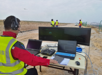 Capteur aéromagnétique à haute sensibilité Outil d'exploration minérale aéroportée Capteur magnétique monté sur drone