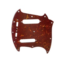 Red Turtle Single SS Baffle Guitar PickGuard Accessoire avec 12 trous et vis Instrument de musique