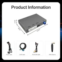 Module sans fil AUTOABC CarPlay Android Auto pour Peugeot Citroën SMEG MRN 208 308 508 3008 & C4 DS3 DS5 compatible avec caméra de recul