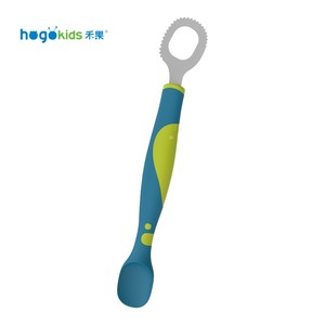 Cuchara para bebé, cuchara para raspar comida adicional, fruta, manzana, con raspado, venta al por mayor - Product Image 1