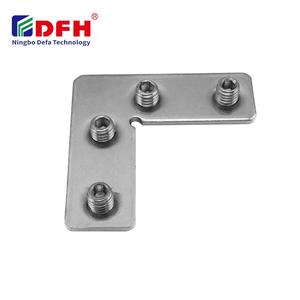 Góc Kệ CNC tùy chỉnh tấm kim loại dập uốn phần Fastener 90 độ Khung nhôm - Product Image 1