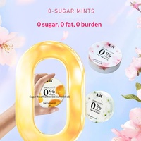 Pastilles à la Loquat et au Jasmin, sans sucre, saveur cerise, bonbons fruités pour l'haleine, 45g, soulagement rafraîchissant pour la gorge, en boîte