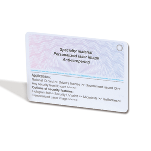 Carta d'Identità Stampabile ad Alta Sicurezza, Tessera in Policarbonato Contactless, Carta Intelligente RFID NFC - Product Image 2