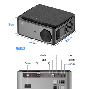 Proyector LED Inteligente Mejorado, 1080P Full <span class=keywords><strong>HD</strong></span>, 4500 Lúmenes, <span class=keywords><strong>650</strong></span> ANSI, Zoom Eléctrico, Contraste 4000:1, Enfoque Automático Android, Cine en Casa - Product Image 3