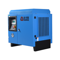 Compresseur d'air à vis monophasé silencieux et économe en énergie, alimentation CA 380V, pression de service 7 bars, pour usage domestique et construction, avec bloc moteur et élément compresseur