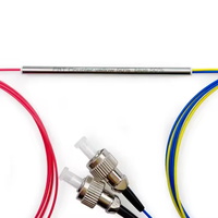 Répartiteur de Fibre Optique FBT Mini Tube 1M FC/UPC, Rapport 40/60 avec Connecteur FC - Répartiteur Optique Haute Précision pour FTTH CATV
