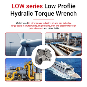 Clé dynamométrique hydraulique de la série 8LOW en alliage Al-Ti à profil creux bas Taille de l'écrou 100-105mm Plage de couple 1177-11774Nm Outils hydrauliques - Product Image 5