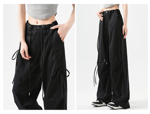 Pantaloni per il tempo libero all'aperto pantaloni autunnali alla moda pantaloni da donna all'ingrosso larghi pantaloni Casual Cargo - Product Image 3