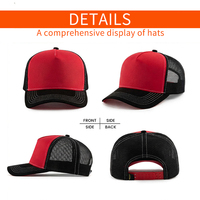Casquette de camionneur en coton 100% avec logo personnalisé pour les programmes B2B et de vente au détail