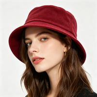 Chapeaux Bob Réversibles en Velours Côtelé pour Hommes et Femmes – Style Pêcheur, Large Bord, Idéaux pour les Voyages et les Loisirs en Extérieur en Été
