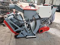 Petite machine de sablage mobile pour sols en béton, machine de sablage à table rotative de 270 mm pour blocs cylindriques